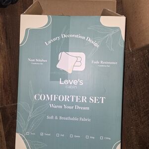 Comforter Set - Soft & Breathable Fabric in Teal